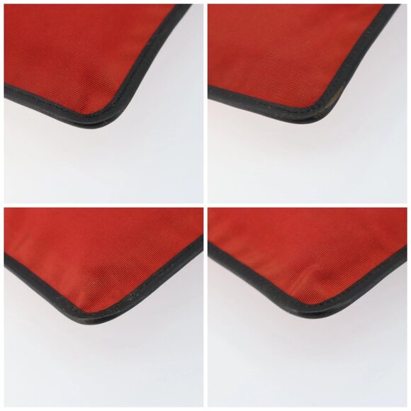 GUCCI Shoulder Bag Nylon Red Silver 019 0348 - Picture 16 of 16